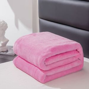 Unbranded (pink, 150x200cm) Solid Color Ultra-soft Thickened Cloud Mink Velvet Blanket Far Unbranded (pink, 150x200cm) Solid Color Ultra-soft Thickened Cloud Mink Velvet Blanket Far
