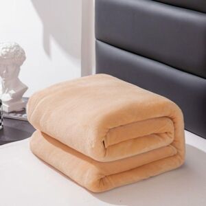 Unbranded (apricot, 150x200cm) Solid Color Ultra-soft Thickened Cloud Mink Velvet Blanket Unbranded (apricot, 150x200cm) Solid Color Ultra-soft Thickened Cloud Mink Velvet Blanket