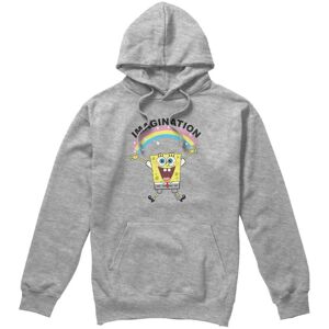 (M, Sport Heather) SpongeBob SquarePants Mens Simple Imagination Hoodie (M, Sport Heather) SpongeBob SquarePants Mens Simple Imagination Hoodie