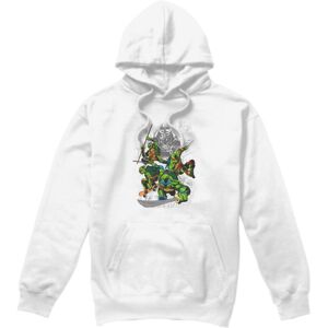 (XL, White) Teenage Mutant Ninja Turtles Mens Shredder And Turtles Comic Hoodie (XL, White) Teenage Mutant Ninja Turtles Mens Shredder And Turtles Comic Hoodie