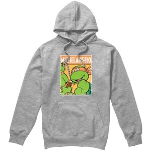 (S, Sport Heather) Teenage Mutant Ninja Turtles Mens Michelangelo Hoodie (S, Sport Heather) Teenage Mutant Ninja Turtles Mens Michelangelo Hoodie