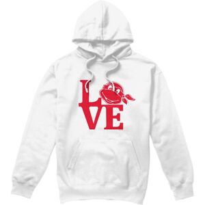 (L, White) Teenage Mutant Ninja Turtles Mens Love Valentine's Day Hoodie (L, White) Teenage Mutant Ninja Turtles Mens Love Valentine's Day Hoodie