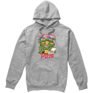 (L, Sport Heather) Teenage Mutant Ninja Turtles Mens Pizza Christmas Hoodie (L, Sport Heather) Teenage Mutant Ninja Turtles Mens Pizza Christmas Hoodie
