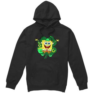 (XXL, Black) SpongeBob SquarePants Mens Spongey Four Leaf Clover St Patricks Day (XXL, Black) SpongeBob SquarePants Mens Spongey Four Leaf Clover St Patricks Day