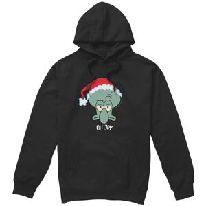 (M, Black) SpongeBob SquarePants Mens Joy Squidward Christmas Hoodie (M, Black) SpongeBob SquarePants Mens Joy Squidward Christmas Hoodie