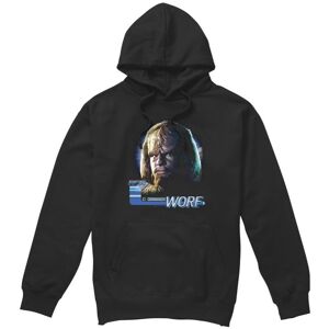 (XL, Black) Star Trek Mens The Next Generation Worf Hoodie (XL, Black) Star Trek Mens The Next Generation Worf Hoodie