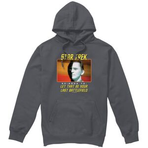 (M, Charcoal) Star Trek Mens Last Battlefield Hoodie (M, Charcoal) Star Trek Mens Last Battlefield Hoodie
