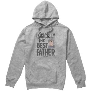 (L, Sport Heather) Star Trek Mens Logically the Best Father Hoodie (L, Sport Heather) Star Trek Mens Logically the Best Father Hoodie