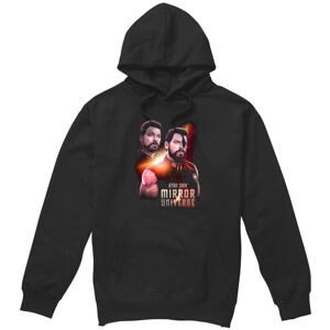(S, Black) Star Trek Mens Mirror Riker Hoodie (S, Black) Star Trek Mens Mirror Riker Hoodie