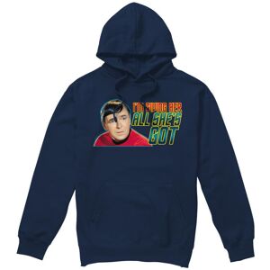 (M, Navy) Star Trek Mens All She's Got Hoodie (M, Navy) Star Trek Mens All She's Got Hoodie