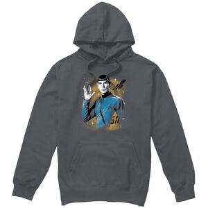 (XL, Charcoal) Star Trek Mens Prosper Space Hoodie (XL, Charcoal) Star Trek Mens Prosper Space Hoodie