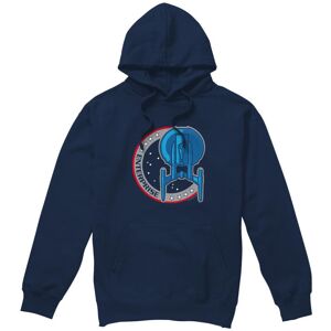 (XXL, Navy) Star Trek Mens Enterprise Patch Hoodie (XXL, Navy) Star Trek Mens Enterprise Patch Hoodie