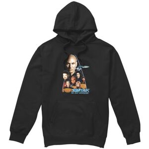 (L, Black) Star Trek Mens The Next Generation Hoodie (L, Black) Star Trek Mens The Next Generation Hoodie
