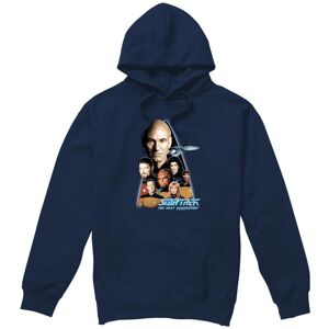 (L, Navy) Star Trek Mens Next Generation Crew Hoodie (L, Navy) Star Trek Mens Next Generation Crew Hoodie