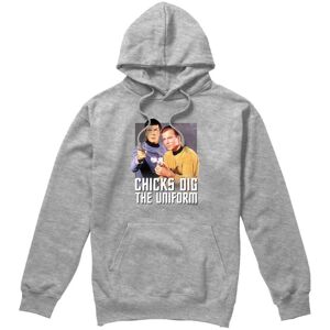 (XXL, Sport Heather) Star Trek Mens Chicks Dig Hoodie (XXL, Sport Heather) Star Trek Mens Chicks Dig Hoodie