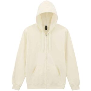 (M, Off White) Gildan Unisex Adult Softstyle Midweight Full Zip Hoodie (M, Off White) Gildan Unisex Adult Softstyle Midweight Full Zip Hoodie