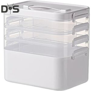 Unbranded (as the picture, Four Layer) Portable Medicine Storage Box Pill Organizer Large Unbranded (as the picture, Four Layer) Portable Medicine Storage Box Pill Organizer Large