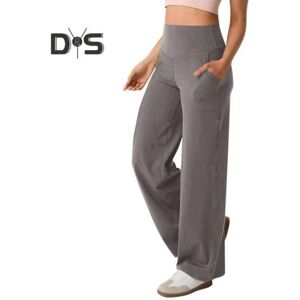 Unbranded (camel, XXL) Women Yoga Pants Solid Color High Waist Wide Leg Sport Pants with P Unbranded (camel, XXL) Women Yoga Pants Solid Color High Waist Wide Leg Sport Pants with P