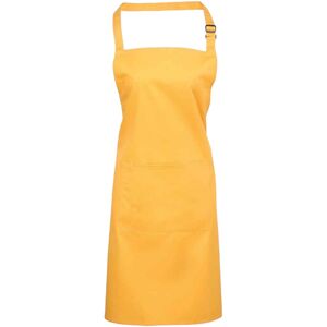 (One Size, Sunflower) Premier Unisex Adult Colours Pocket Full Apron (One Size, Sunflower) Premier Unisex Adult Colours Pocket Full Apron