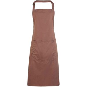 (One Size, Mocha) Premier Unisex Adult Colours Pocket Full Apron (One Size, Mocha) Premier Unisex Adult Colours Pocket Full Apron