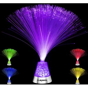 Playlearn Fibre Optic Colour Changing Lamp, Crystal Filled Base - 4 Colours Batt Playlearn Fibre Optic Colour Changing Lamp, Crystal Filled Base - 4 Colours Batt