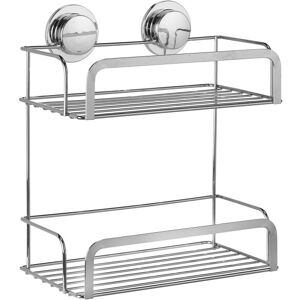 Croydex Stick 'N' Lock? Two Tier Cosmetic Basket - No Drilling Bathroom Storage Croydex Stick 'N' Lock? Two Tier Cosmetic Basket - No Drilling Bathroom Storage