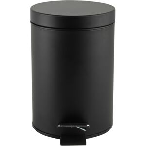 Beldray LA038098BLKFEU7 Bathroom Pedal Bin ? Small Round Stainless Steel Sanitar Beldray LA038098BLKFEU7 Bathroom Pedal Bin ? Small Round Stainless Steel Sanitar