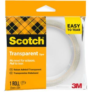 Scotch Easy Tear Tape 25mm x 50m Scotch Easy Tear Tape 25mm x 50m
