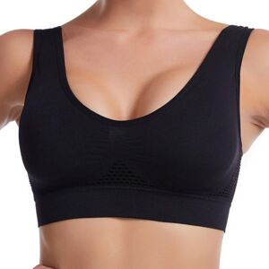 Unbranded (black, 4XL) Seamless Women Sports Bras Fitness Gym Running Underwear Shockproof Unbranded (black, 4XL) Seamless Women Sports Bras Fitness Gym Running Underwear Shockproof