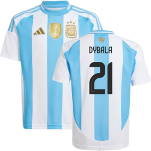 adidas (XXL) 2024-2025 Argentina Home Shirt (Kids) (DYBALA 21) adidas (XXL) 2024-2025 Argentina Home Shirt (Kids) (DYBALA 21)