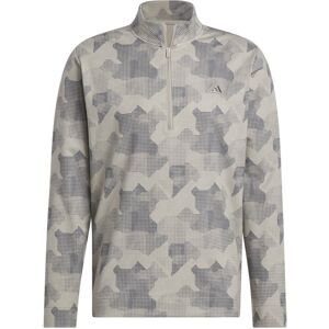 (L, Putty Beige) adidas Golf Mens 2025 GO-TO Printed Stretch Sustainable 1/4 Zip (L, Putty Beige) adidas Golf Mens 2025 GO-TO Printed Stretch Sustainable 1/4 Zip