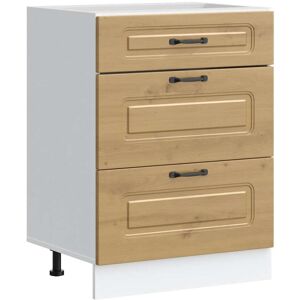 vidaXL Kitchen Base Cabinet Kalmar Artisan Oak Engineered Wood vidaXL Kitchen Base Cabinet Kalmar Artisan Oak Engineered Wood