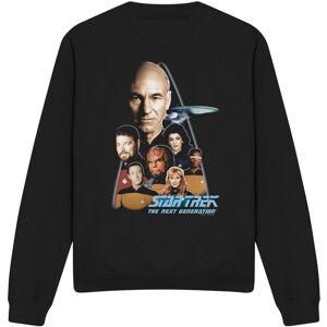 (XL, Black) Star Trek Unisex Adult The Next Generation Sweatshirt (XL, Black) Star Trek Unisex Adult The Next Generation Sweatshirt