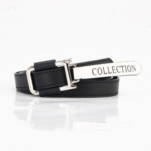 Unbranded (Black) Womens Belt Casual With Alloy Dshaped Buckle For Everyday Style With Let Unbranded (Black) Womens Belt Casual With Alloy Dshaped Buckle For Everyday Style With Let