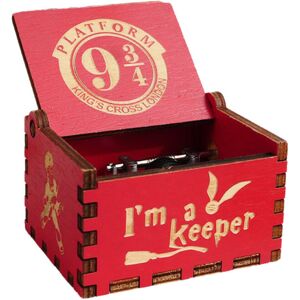 Unbranded (Style 13) Potter Wooden Harry Music Box Retro Hand Cranked Engraved Toy Xmas Or Unbranded (Style 13) Potter Wooden Harry Music Box Retro Hand Cranked Engraved Toy Xmas Or