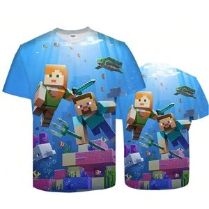 Gaatpot (7, 5XL) Minecraft Game Clothes My World Short Sleeve Children Top Shirts Childr Gaatpot (7, 5XL) Minecraft Game Clothes My World Short Sleeve Children Top Shirts Childr