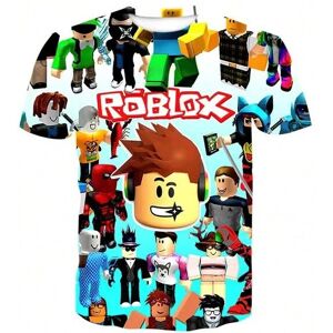 Gaatpot (5, 110) Robloxing Game kids T-shirt cosplay costumes Child Cartoon Short sleeve Gaatpot (5, 110) Robloxing Game kids T-shirt cosplay costumes Child Cartoon Short sleeve