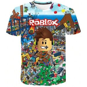 Gaatpot (18, 160) Robloxing Game kids T-shirt cosplay costumes Child Cartoon Short sleev Gaatpot (18, 160) Robloxing Game kids T-shirt cosplay costumes Child Cartoon Short sleev