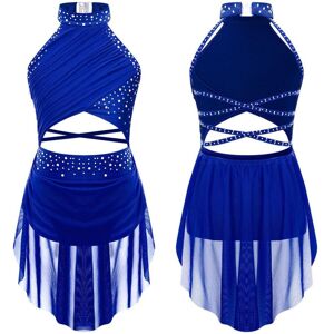 Unbranded (blue, 13-14 Years) Kids Girls Modern Lyrical Dance Dress Ballet Figure Skating Unbranded (blue, 13-14 Years) Kids Girls Modern Lyrical Dance Dress Ballet Figure Skating