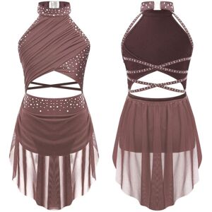 Unbranded (pastel pink, 15-16 Years) Kids Girls Modern Lyrical Dance Dress Ballet Figure S Unbranded (pastel pink, 15-16 Years) Kids Girls Modern Lyrical Dance Dress Ballet Figure S