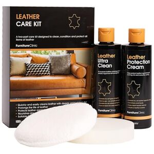 Furniture Clinic Complete Small Leather Care Kit for Sofas, Cars, Furniture – Se Furniture Clinic Complete Small Leather Care Kit for Sofas, Cars, Furniture – Se