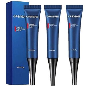 Unbranded 3pack Openeyes Awaken Peptide Lifting Eye Gel. Unbranded 3pack Openeyes Awaken Peptide Lifting Eye Gel.