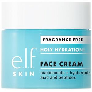 e.l.f. SKIN Holy Hydration! Face Cream - Fragrance Free, Moisturizes & Softens S e.l.f. SKIN Holy Hydration! Face Cream - Fragrance Free, Moisturizes & Softens S
