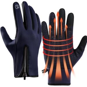 Unbranded (M, Blue) Running Gloves - Windproof Gloves with Touchscreen Fingers Unisex Wa Unbranded (M, Blue) Running Gloves - Windproof Gloves with Touchscreen Fingers Unisex Wa