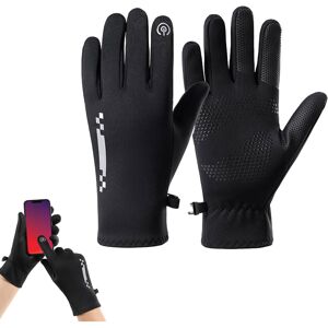 Unbranded (Black) Motorcycle Riding Gloves Thickened Cycling Touchscreen Gloves,Windproo Unbranded (Black) Motorcycle Riding Gloves Thickened Cycling Touchscreen Gloves,Windproo