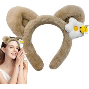 Unbranded (1 count (Pack of 1), Coffee brown) Head Bands For Women's Hair,Spa Makeup Headb Unbranded (1 count (Pack of 1), Coffee brown) Head Bands For Women's Hair,Spa Makeup Headb