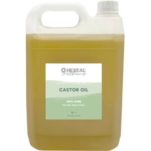 Hexeal Castor Oil 5L – 100% Pure, Cold Pressed & Food Grade Hexeal Castor Oil 5L – 100% Pure, Cold Pressed & Food Grade