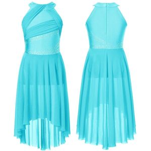 Unbranded (light blue, 15-16 Years) Kids Girls Sleeveless Shiny Rhinestone Lyrical Ballet Unbranded (light blue, 15-16 Years) Kids Girls Sleeveless Shiny Rhinestone Lyrical Ballet