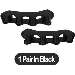 Unbranded (Black) 1 Pair Silicone Toe Separator Toe Protector 5 Holes Soft Silicone Materi Unbranded (Black) 1 Pair Silicone Toe Separator Toe Protector 5 Holes Soft Silicone Materi