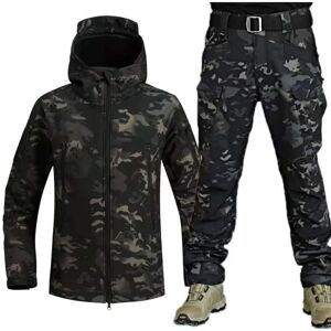 Unbranded (cool black, L) Mens Thickening Military Uniform Camo Jacket and Army Combat Mul Unbranded (cool black, L) Mens Thickening Military Uniform Camo Jacket and Army Combat Mul